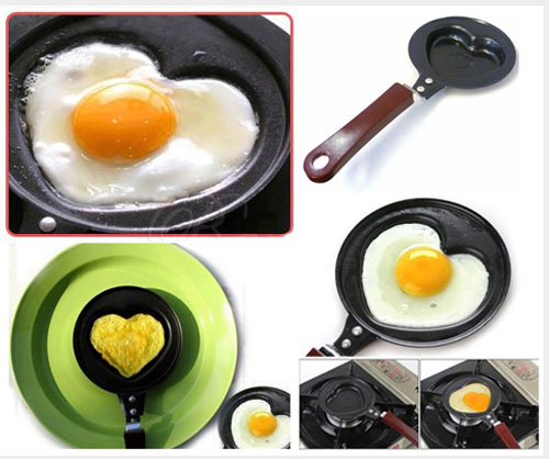 ماهی تابه تفلون طرح دار قالبی mini egg pan